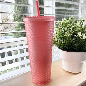 COPY - NEW!! Starbucks Pink Lemonade Studded Tumbler 24oz (Venti) 🍋 ~ LIMITED E…